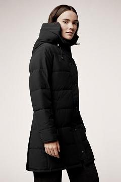 Chamarras Canada Goose Mujer Mexico - Shelburne Abrigos Negros NG5890372